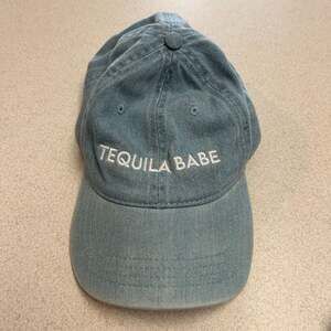 Otto Cap Tequila Babe Denim Baseball Hat One Size